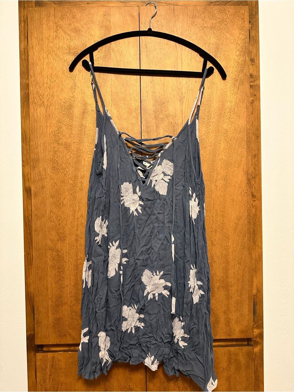 Roxy Floral Lace-Up Swim Coverup